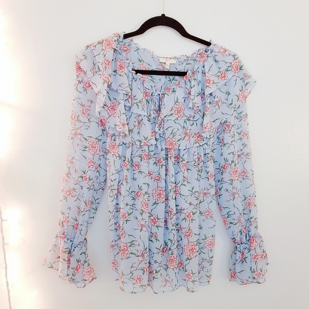 Joie blouse blue top